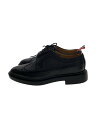 【中古】THOM BROWNE. NEW YORK◆シューズ/--/BLK/レザー/MFD002H-00198【シューズ】
