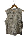 【中古】DIESEL◆T-WALLY TANK-TOP/L/コットン/GRY/総柄【メンズウェア】(4)