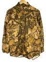 THE NORTH FACE PURPLE LABEL◆TREE CAMO PRINT B.D BIG SHIRT/S/コットン/BRW/カモフラ