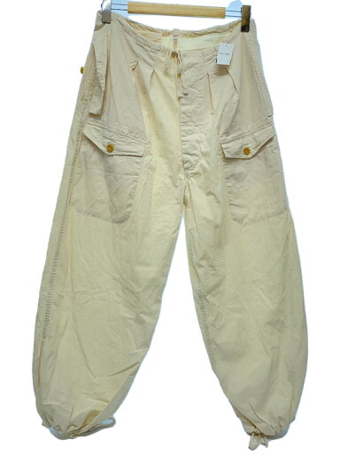 【中古】MILITARY◆アルパインスノーパンツ/50S/24表記/ボトム/--/コットン/CRM【メンズウェア】 【中古】MILITARY◆アルパインスノーパンツ/50S/24表記/ボトム/--/コットン/CRM【メンズウェア】