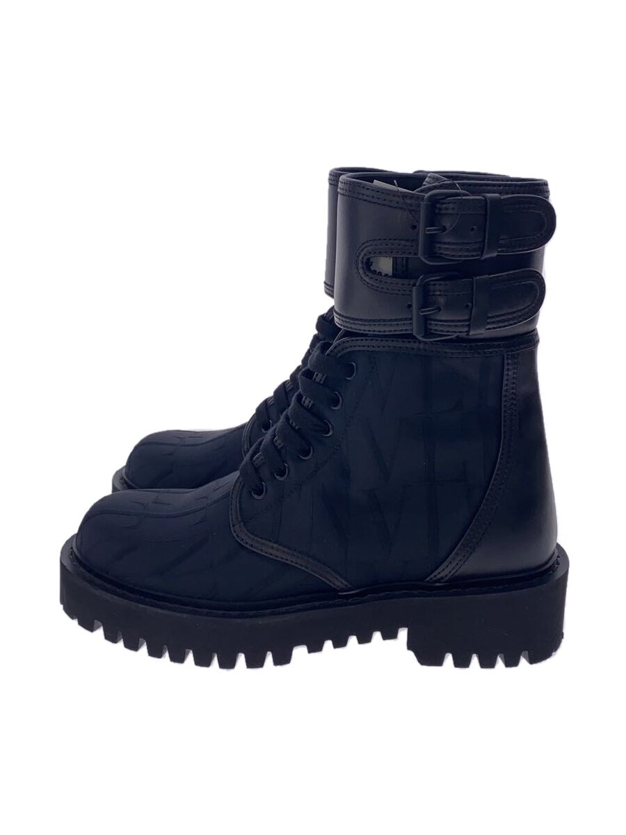 【中古】VALENTINO◆ブーツ/40/ブラック//【シューズ】