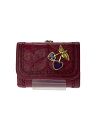 【中古】ANNA SUI◆財布/ピンク/レデ