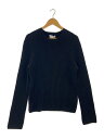 【中古】BOTTEGA VENETA◆ニット・セーター(厚手)/M/--/BLK/無地/670736【メンズウェア】