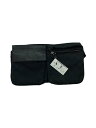 【中古】GUCCI◆ウエストバッグ_GGキャンバス/キャンバス/BLK【バッグ】