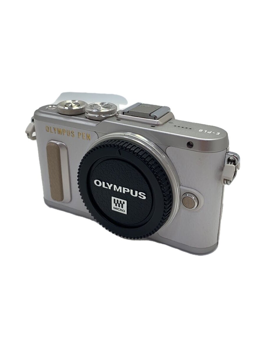 【中古】OM SYSTEM(OLYMPUS)◆デジタル一眼カメラ OLYMPUS PEN E-PL8 EZダブルズームキット [ホワイト]【カメラ】