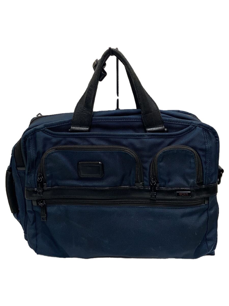 TUMI - 【中古】TUMI◆ブリーフケース/ナイロン/ネイビー/26180NVS2E//【バッグ】