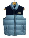 【中古】COACH◆ダウンベスト/S/ポリエステル/ブルー/無地/CE332/コーチ【メンズウェア】(4)