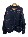 【中古】stein◆カーディガン(厚手)/M/モヘア/NVY/ST.453【メンズウェア】