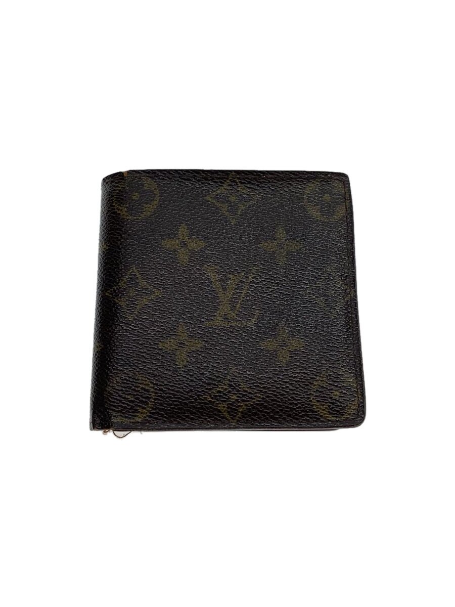 Clothing Accessories (Caps, Ties, Belts) - 【中古】LOUIS VUITTON◆ポルト・フォイユ・マルコ_モノグラム・キャンバス_BRW/PVC/BRW/メンズ【服飾雑貨他】