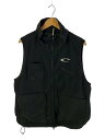 【中古】F-LAGSTUF-F◆CPG/GIMMICK VEST/ナイロンベスト/L/ナイロン/BLK/FS1359【メンズウェア】