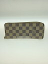 【中古】LOUIS VUITTON◆ポルト・フォイユ・クレマンス_ダミエ・アズール_WHT/PVC/WHT/レディース【服飾雑貨他】(4)