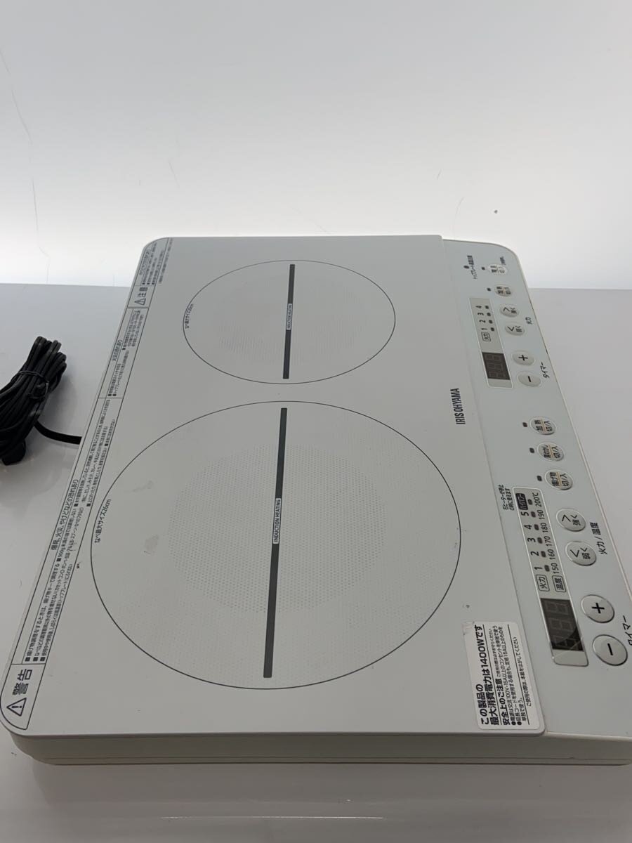 【中古】IRIS OHYAMA◆IH クッキングヒーター IHK-W12SV-W【家電・ビジュアル・オー...