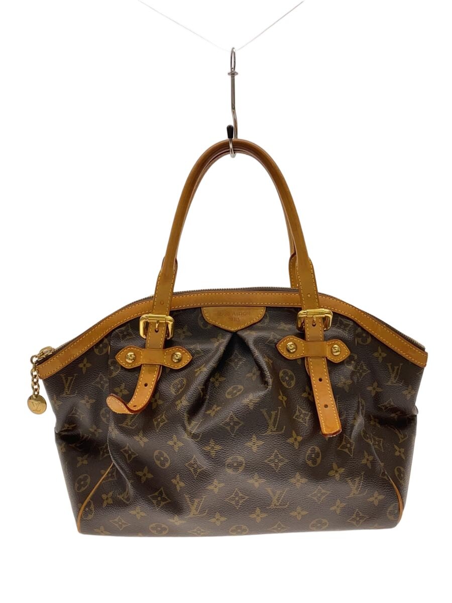 【中古】LOUIS VUITTON◆ティヴォリPM_モノグラム・キャンバス/PVC/BRW/総柄【バッグ】