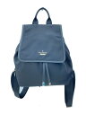 【中古】kate spade new york◆リュック/ナイロン/BLK/無地【バッグ】