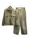 【中古】NIKE◆セットアップ/M/ナイロン/CRM/無地/191976【メンズウェア】