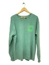 【中古】DOMINO66/長袖Tシャツ/XL/コットン/GRN/プリント【メンズウェア】