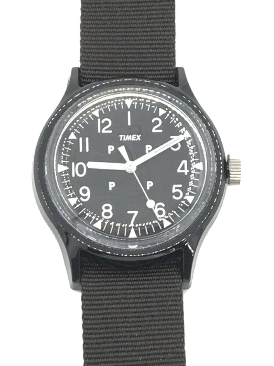 【中古】TIMEX◆クォーツ腕時計/アナ