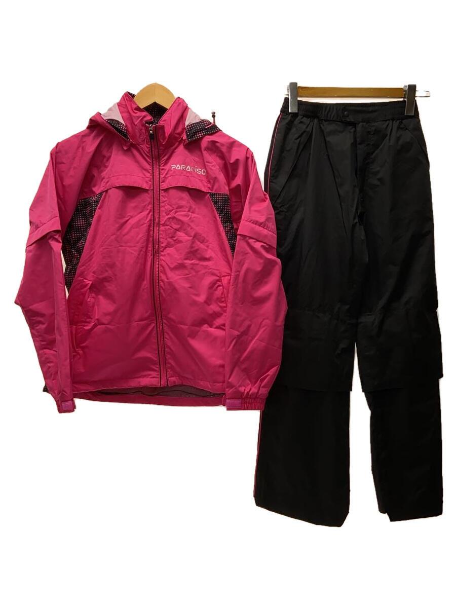 【中古】PARADISO◆スポーツウェアー/S/PNK/セットアップ【スポーツ】