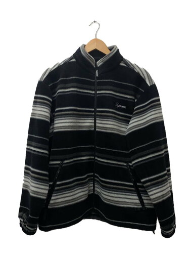 【中古】Supreme◆フリースジャケット/M/ポリエステル/BLK/無地【メンズウェア】 【中古】Supreme◆フリースジャケット/M/ポリエステル/BLK/無地【メンズウェア】
