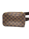 【中古】LOUIS VUITTON◆ジェロニモス_モノグラム・キャンバス_BRW/PVC/BRW【バッグ】