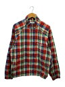 【中古】STANDARD CALIFORNIA◆ジャケット/L/コットン/RED/チェック【メンズウェア】