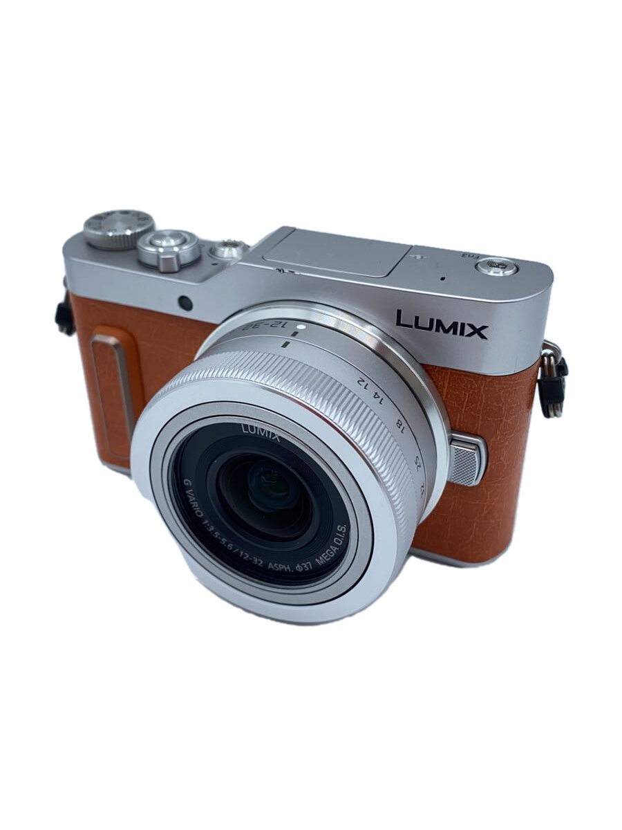 【中古】Panasonic◆デジタル一眼カメラ LUMIX DC-GF10W-D ダブルレンズキット [オレンジ]【カメラ】