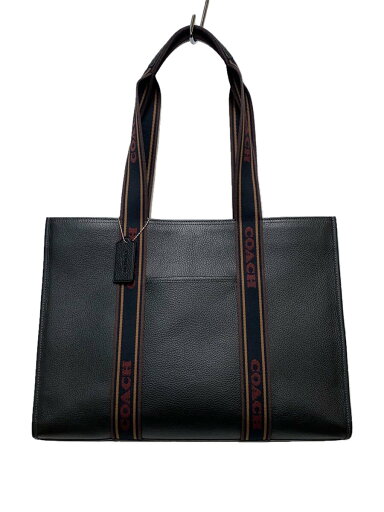 【中古】COACH◆トートバッグ/レザー/BLK/CM716//【バッグ】 【中古】COACH◆トートバッグ/レザー/BLK/CM716//【バッグ】