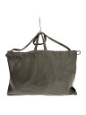 【中古】TIDEWAY◆巾着ショルダーバッグ/レザー/GRY【バッグ】