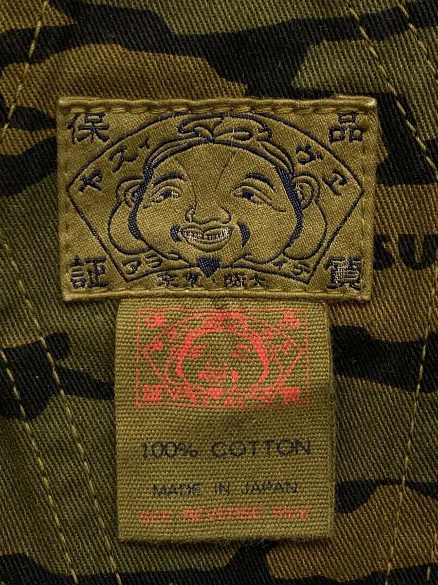 【中古】EVISU◆オーバーオール/38/コットン/カーキ/カモフラ/石垣迷彩/カモメ/【メンズウェア】