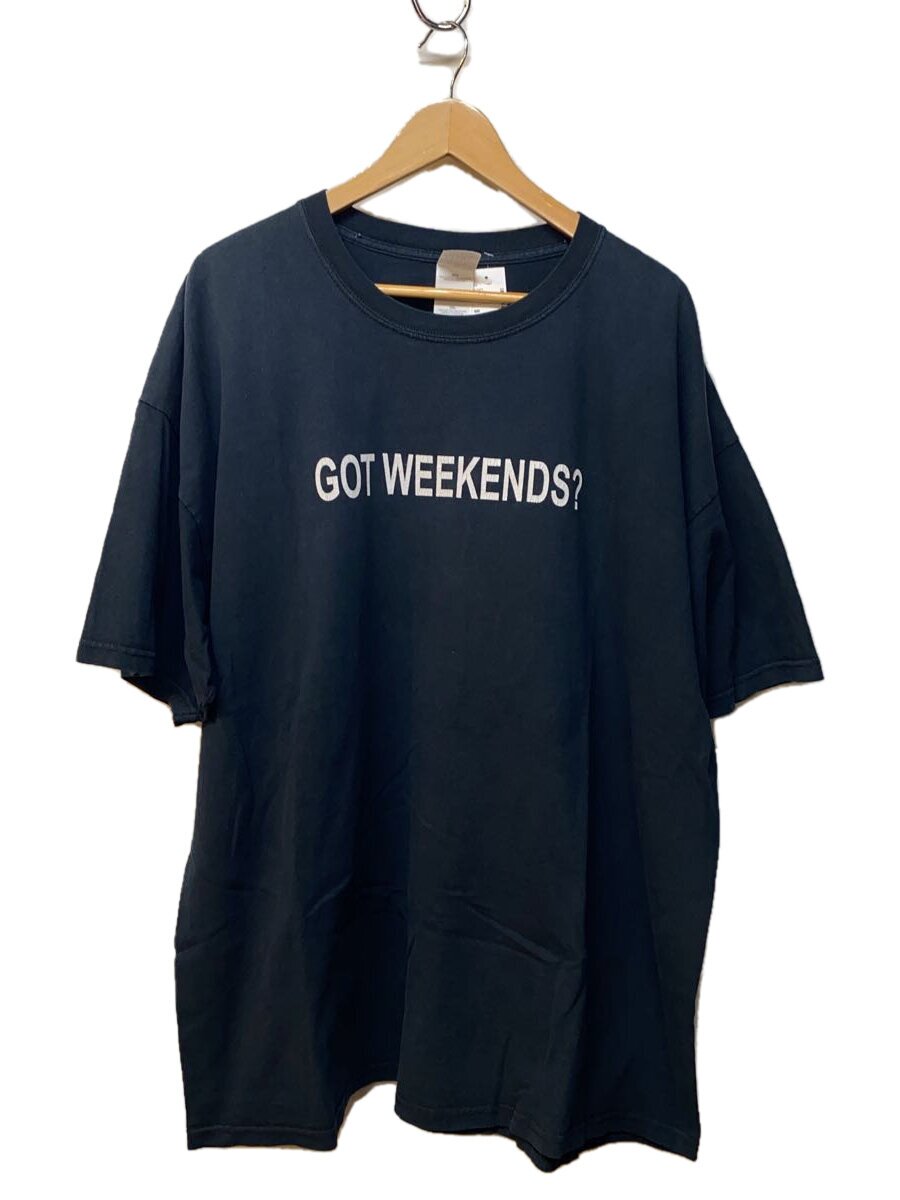 GILDAN◆00s/GOT WEEKENDS?/SPX DEBATE TEAM/Tシャツ/XXL/コットン/BLK