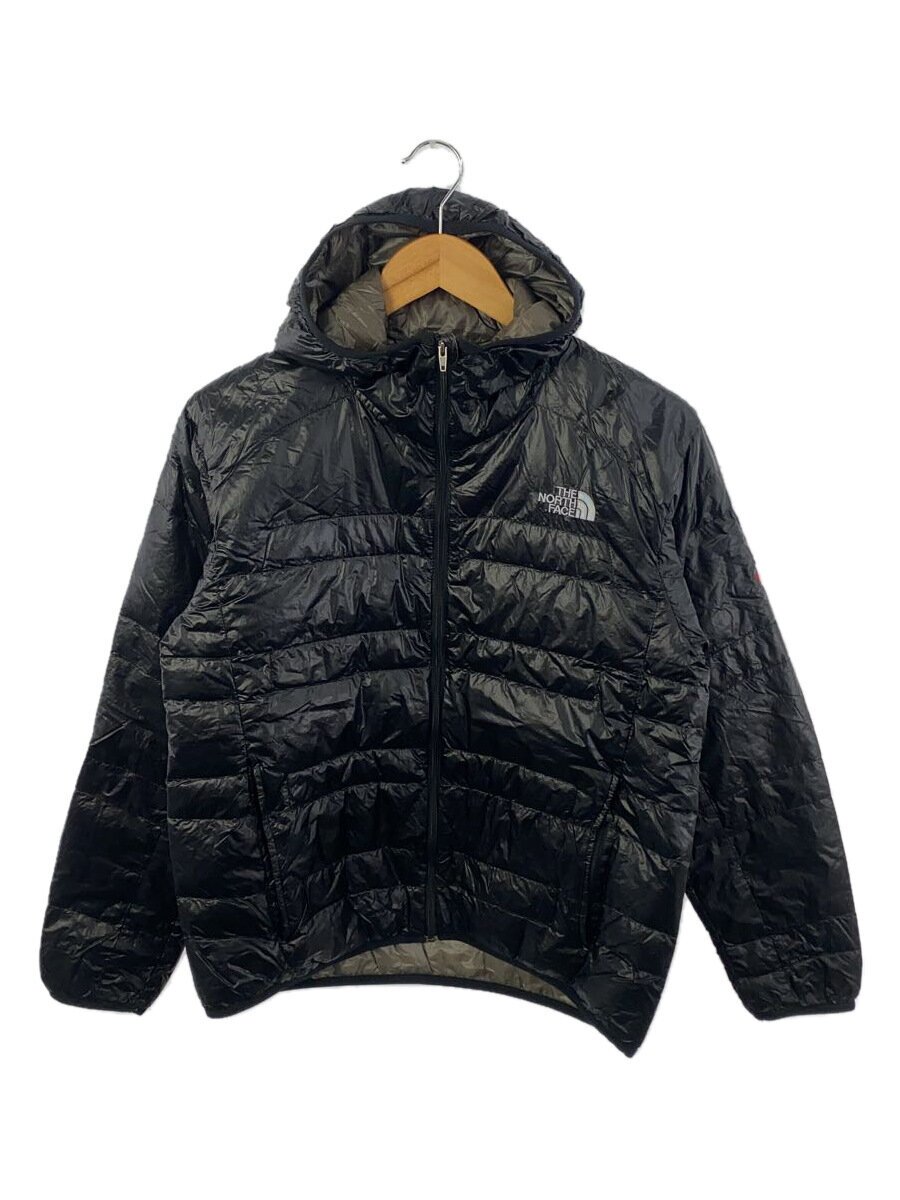【中古】THE NORTH FACE◆LIGHT HEAT HOODIE_ライトヒートフーディー/M/ナイロン/BLK//【メンズウェア】