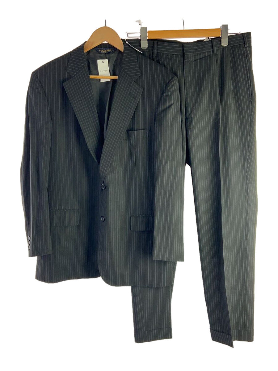 【中古】BROOKS BROTHERS◆セットアップ/40/ウール/BLK/ストライプ/19-01-8707//【メンズウェア】