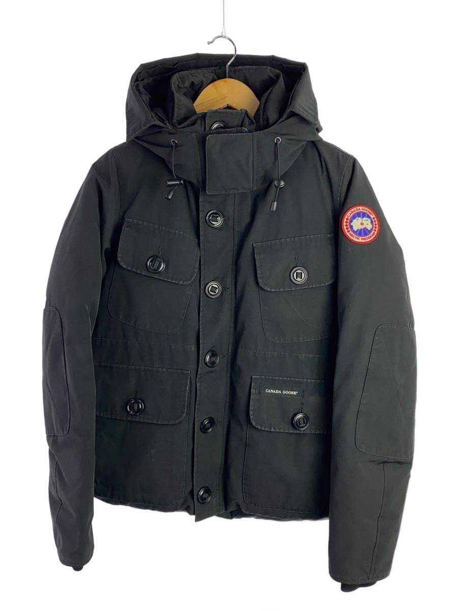 【中古】CANADA GOOSE◆RUSSELL PARKA/ダウンジャケット/M/ナイロン/BLK ...