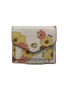 【中古】COACH◆Floral Print Wyn Small Wallet/3つ折り財布/--/CRM/総柄/レディース【服飾雑貨他】