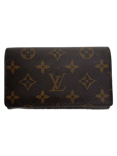 【中古】LOUIS VUITTON◆1)ポルト・モネ・ビエ・トレゾール_モノグラム・キャンバス_BRW/PVC/BRW/レディース【服飾雑貨他】 【中古】LOUIS VUITTON◆1)ポルト・モネ・ビエ・トレゾール_モノグラム・キャンバス_BRW/PVC/BRW/レディース【服飾雑貨他】