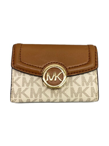 【中古】MICHAEL KORS◆キーケース/--/BRW/総柄/レディース【服飾雑貨他】 【中古】MICHAEL KORS◆キーケース/--/BRW/総柄/レディース【服飾雑貨他】
