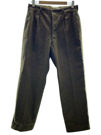 【中古】FRENCH MILITARY◆40s/LENVET LENZ/トラウザー/スラックスパンツ/ウール/カーキ/無地【メンズウェア】 【中古】FRENCH MILITARY◆40s/LENVET LENZ/トラウザー/スラックスパンツ/ウール/カーキ/無地【メンズウェア】