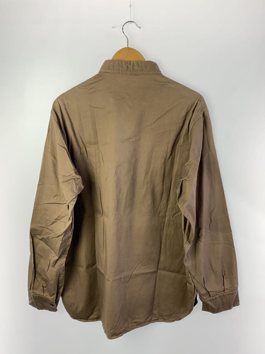 【中古】duthilleul & minart/ワークシャツ/長袖シャツ/44/--/BRW【メンズウェア】