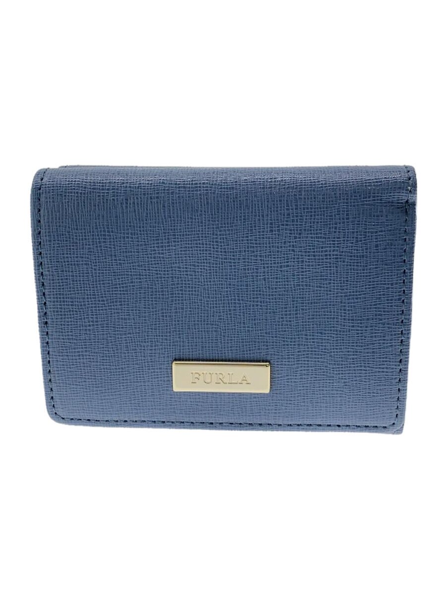 【中古】FURLA◆3つ折り財布/レザー/B