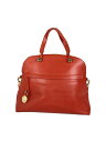 【中古】FURLA◆ショルダーバッグ/オレンジ/1062616//【バッグ】