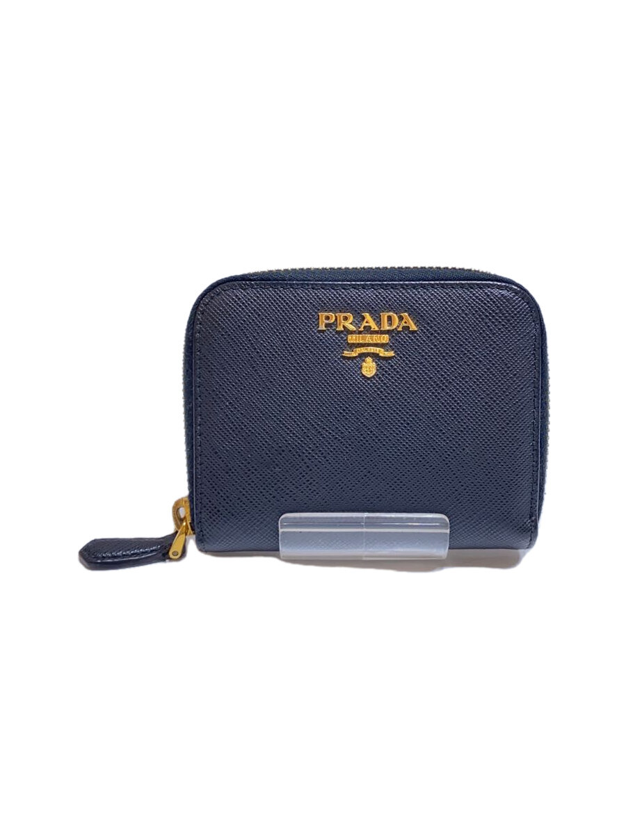 【中古】PRADA◆コインケース/--/BLK/無地/レディース【服飾雑貨他】