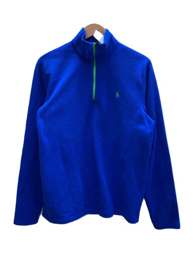 【中古】POLO RALPH LAUREN◆フリースジャケット/M/ポリエステル/BLU/無地/710564822003【メンズウェア】 【中古】POLO RALPH LAUREN◆フリースジャケット/M/ポリエステル/BLU/無地/710564822003【メンズウェア】