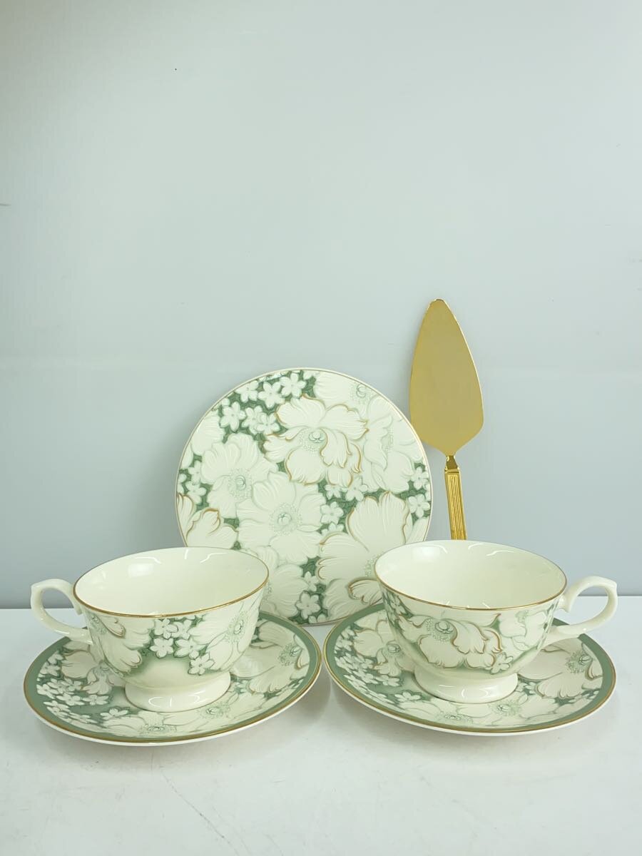 【中古】NARUMI◆カップ&ソーサー/6点セット/WHT/6780-31080【キッチン用品】