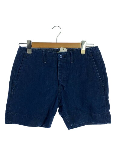 【中古】BRUNABOINNE◆ショートパンツ/O/デニム/インディゴ【メンズウェア】 【中古】BRUNABOINNE◆ショートパンツ/O/デニム/インディゴ【メンズウェア】