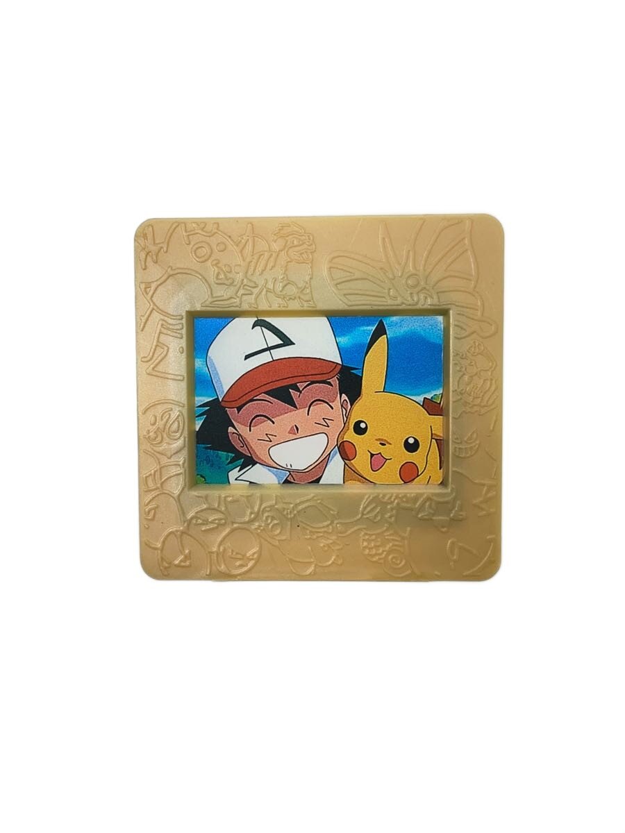 【中古】明治製菓/ピクチャーフレーム/ポケモン無印/Pokemon/アニポケ/ピカチュウ/サトシ【ホビー】