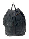 【中古】PORTER◆タンカー/アシンメトリーポケット/リュック/ナイロン/BLK【バッグ】