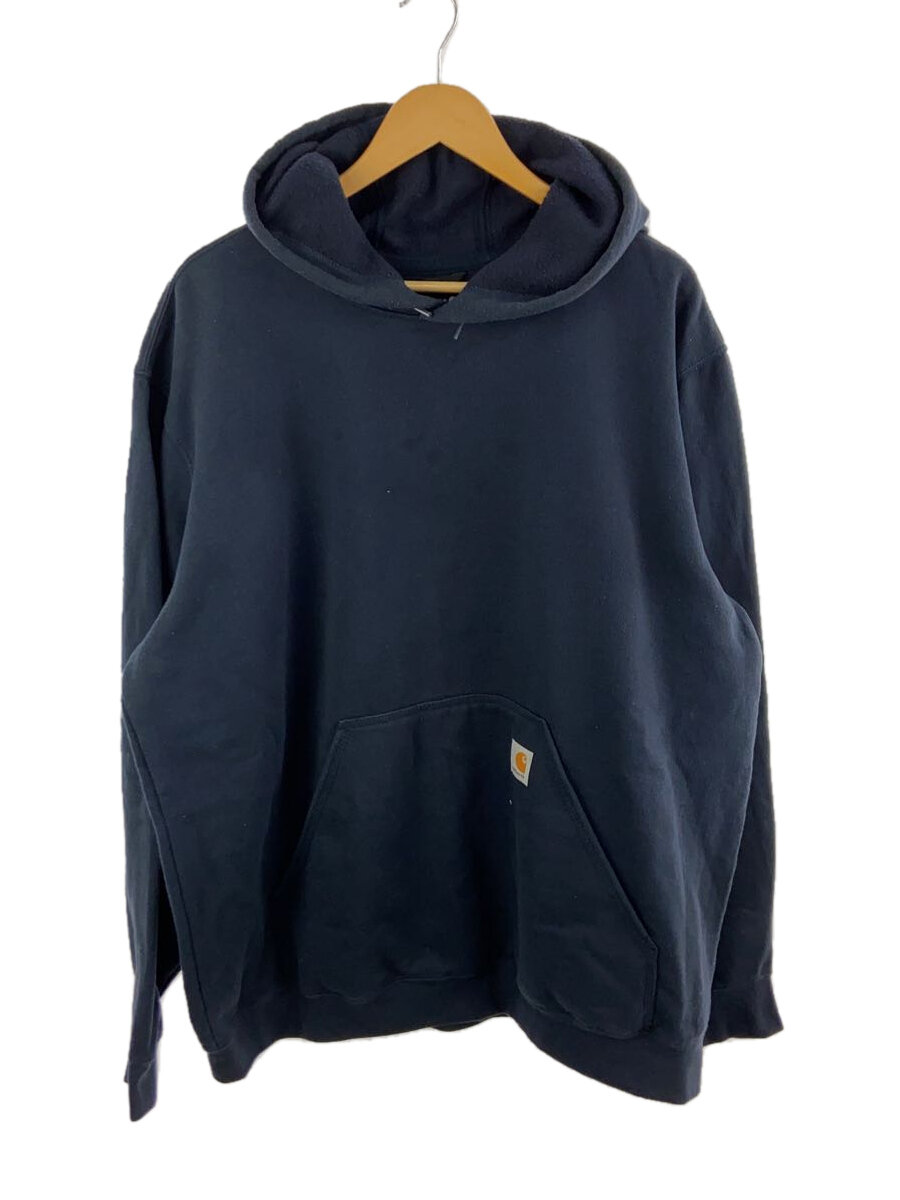 【中古】Carhartt◆パーカー/XL/コットン/NVY/無地/K121 472【メンズウェア】
