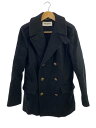 【中古】SAINT LAURENT◆ピーコート/44/ウール/BLK/無地【メンズウェア】(4)