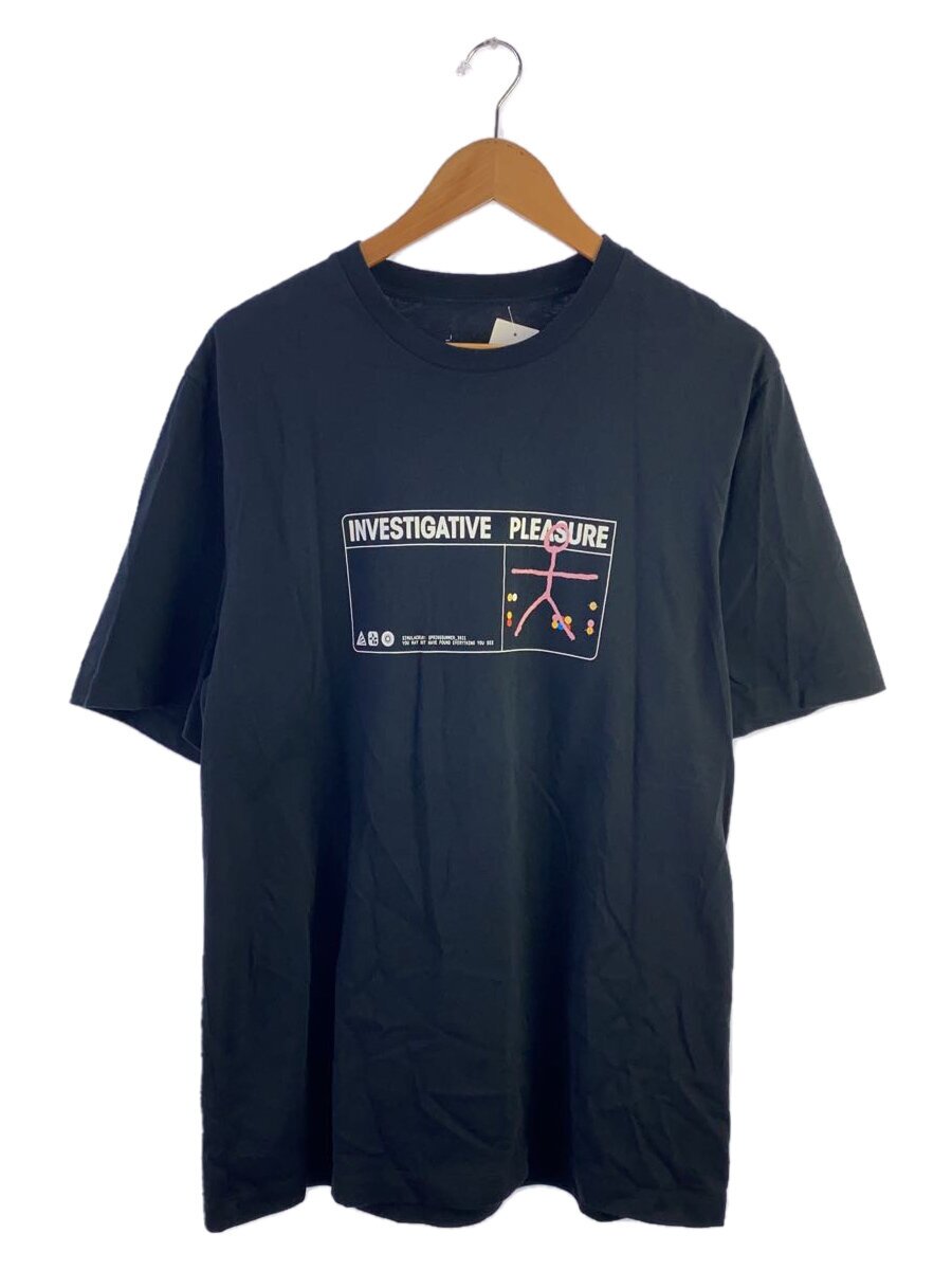OAMC(OVER ALL MASTER CLOTH)◆INVESTIGATIVE PLEASURE TEE/Tシャツ/L/コットン/BLK/OAMU708667//