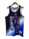 【中古】mitchell&ness◆タンクトップ/M/--/BLU【メンズウェア】